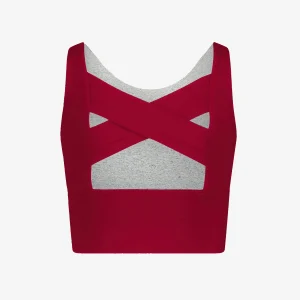 HOUSE OF GRAVITY CROSS CROP TOP