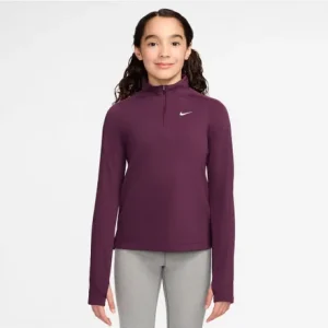 NIKE GIRLS DRI-FIT LONGSLEEVE 1/4