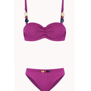 CYELL TEXTURED VIOLA BIKINI