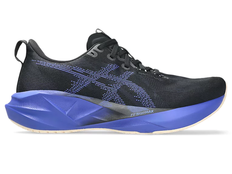 Asics Novablast 5 heren hardloopschoenen in Zwart Kobalt