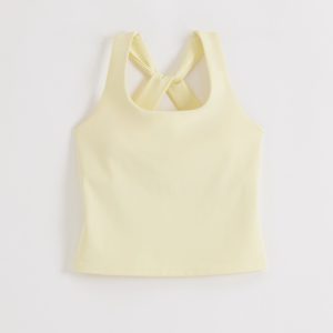AIM'N LEMON WHITE LUNAR RUNNING SINGLET