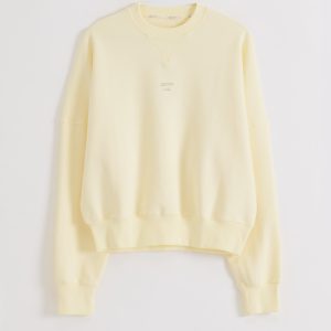 AIM'N LEMON WHITE LE RUN RUNNING SWEATSHIRT