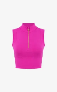 House of Gravity Turtle Zipper Crop Top