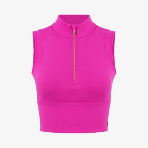 House of Gravity Turtle Zipper Crop Top