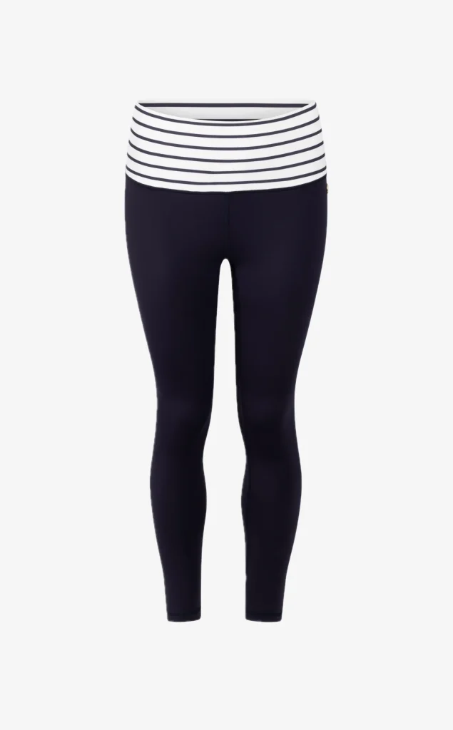 House of Gravity Signature Legging Deep Blue x White Stripe Sportshop Pier