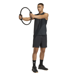 Adidas D4T Power Short KD0353 zwarte trainingsshort voor krachttraining