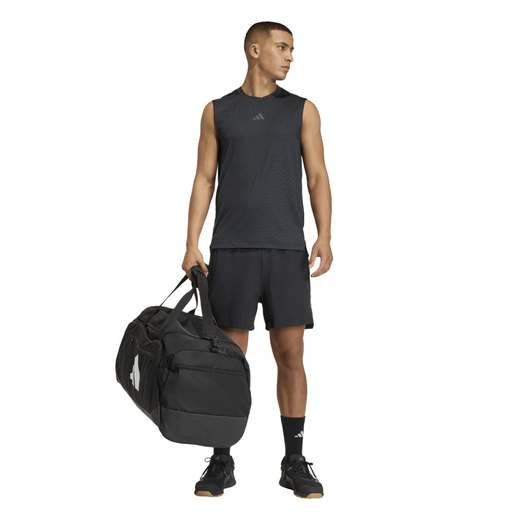 Adidas D4T Power Short KD0353 zwarte trainingsshort voor krachttraining