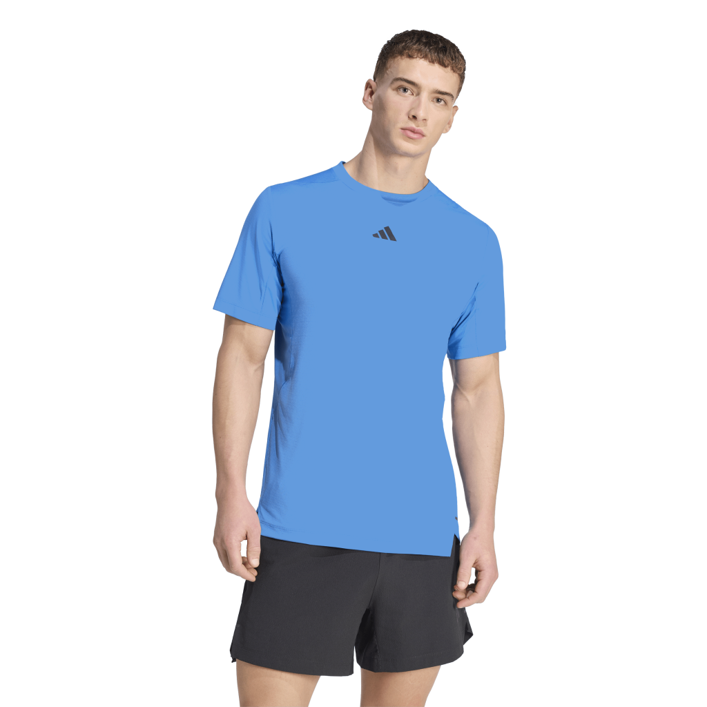 Adidas KE9943 D4T Power Tee zwart technisch sportshirt voor krachttraining