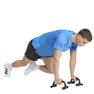 Adidas KE9943 D4T Power Tee zwart technisch sportshirt voor krachttraining