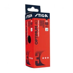 Stiga Optimum 3-sterren tafeltennisballen verpakking van 3 stuks bij Sportshop Pier