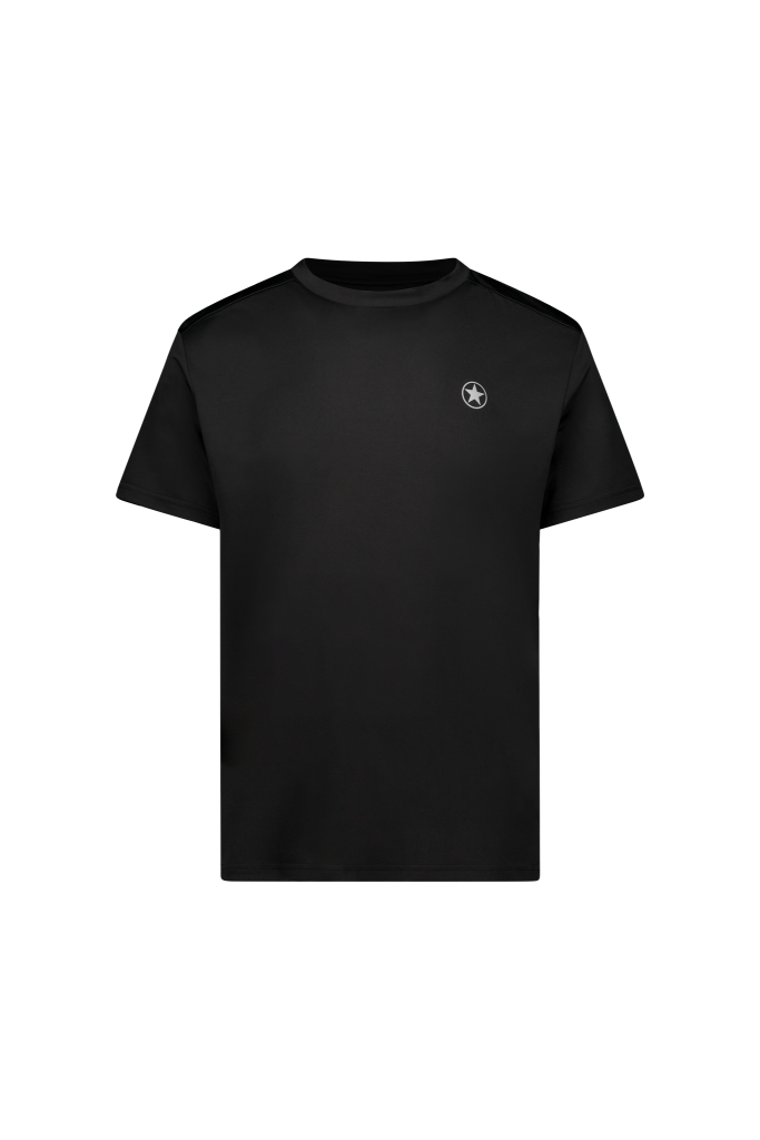 Zwart technisch sportshirt van Airforce voor heren - Easton model