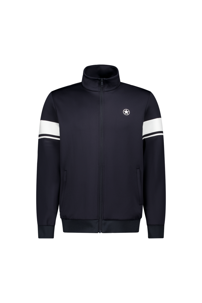 Donkerblauw technisch sportvest van Airforce met rits voor heren