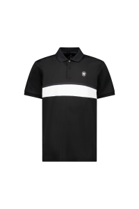 warte Airforce Carlo sportpolo met witte strepen op de kraag voor heren