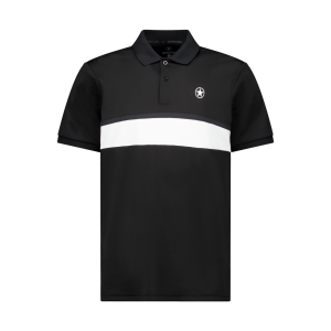 warte Airforce Carlo sportpolo met witte strepen op de kraag voor heren