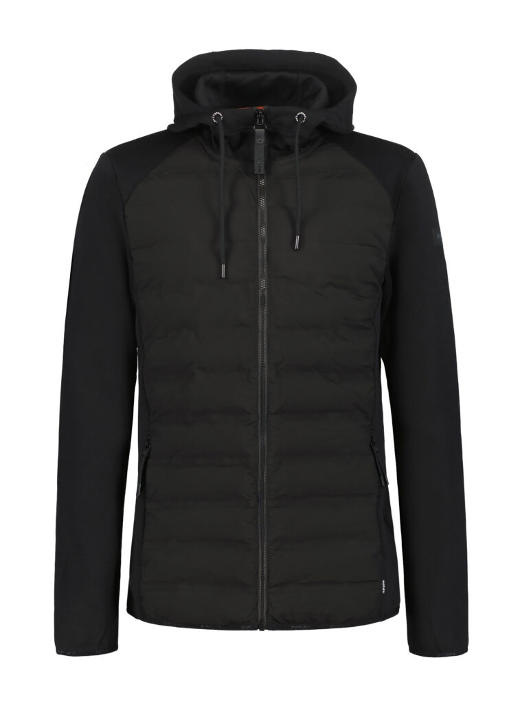 Icepeak Arzberg hybrid midlayer herenjas zwart 957846650I-990