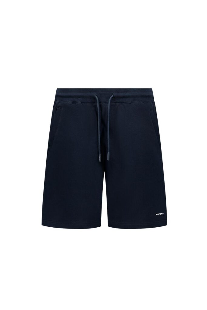Donkerblauwe Airforce Basic Short heren korte joggingbroek (GEM1179-552).