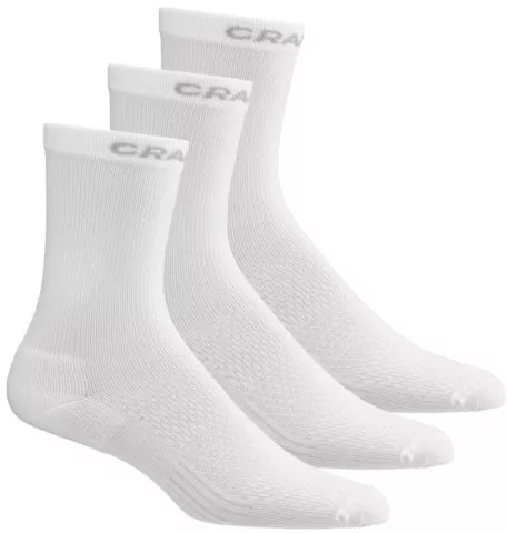 Craft Core Dry High Sock 3-pack zwart – drie paar hoge sportsokken.