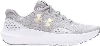 Witte Under Armour GPS Surge 4 hardloopschoen voor kinderen (3027108-100).