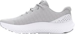 Witte Under Armour GPS Surge 4 hardloopschoen voor kinderen (3027108-100).