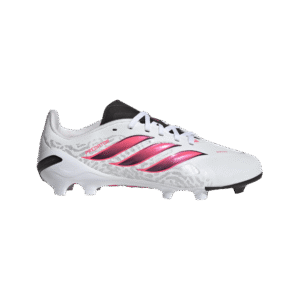 adidas Predator League FG Junior voetbalschoenen - Cloud White / Solar Turbo / Core Black (IH2084)