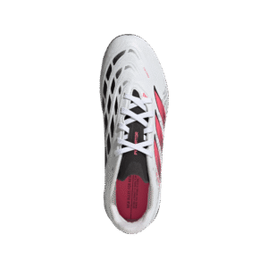 adidas Predator League FG Junior voetbalschoenen - Cloud White / Solar Turbo / Core Black (IH2084)