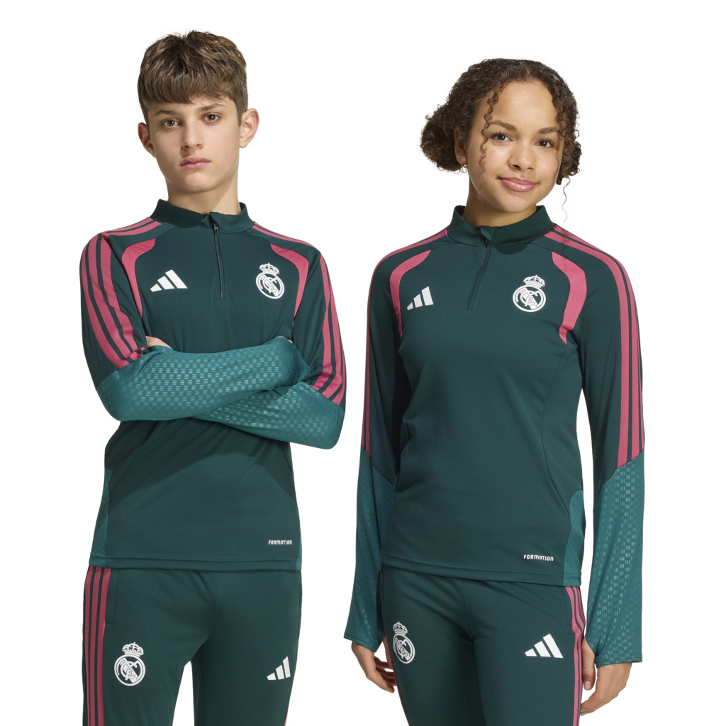 Real Madrid trainingspak Adidas KB6341 trainingstop voorzijde