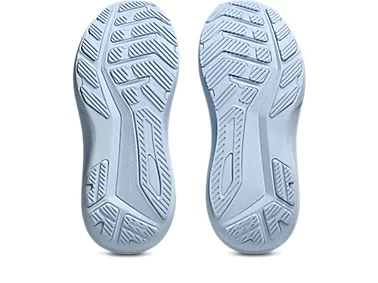 Onderkant en slijtzool van ASICS GT-1000 15 hardloopschoenen met AHAR rubber