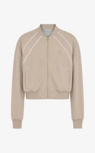 House of Gravity Active Bomber dames jack in Sand Stone White sportjasje