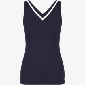 ouse of Gravity Contrast Tanktop dames sporttop in Deep Blue White