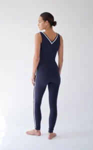 ouse of Gravity Contrast Tanktop dames sporttop in Deep Blue White