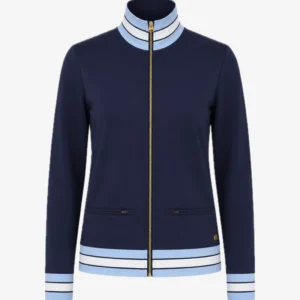 House of Gravity Performance Jacket dames in Deep Blue Crystal Blue sportjack