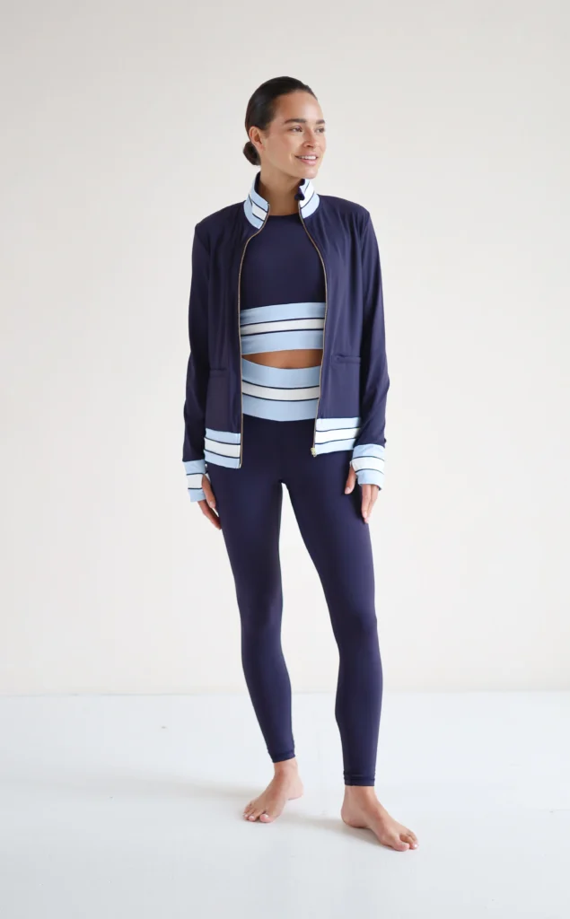 House of Gravity Performance Jacket dames in Deep Blue Crystal Blue sportjack