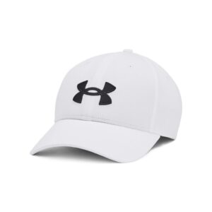 Under Armour Blitzing Adjustable Cap heren wit 1376702-100 sportpet voorkant