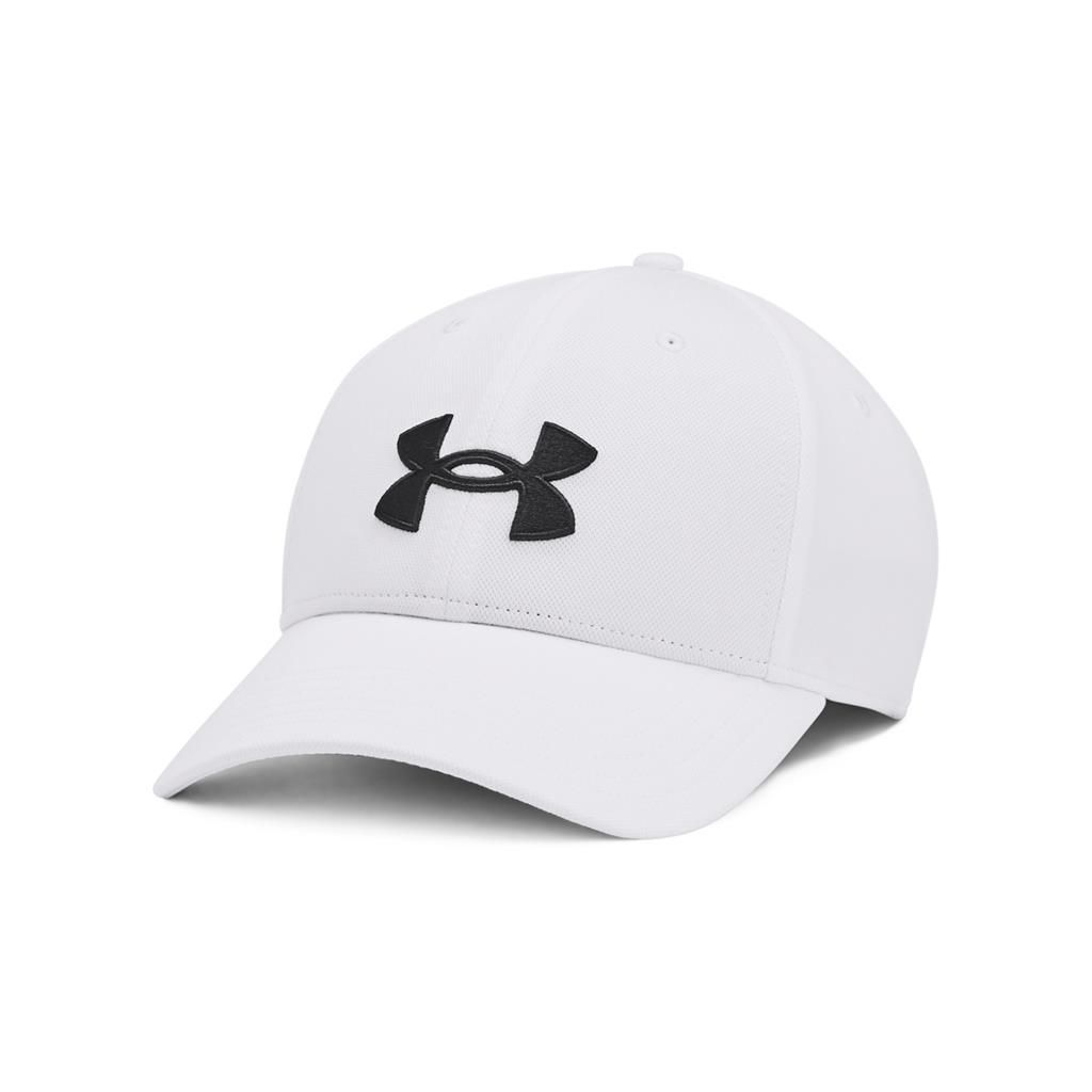 Under Armour Blitzing Adjustable Cap heren wit 1376702-100 sportpet voorkant