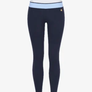 House of Gravity Stripe Leggings dames in Deep Blue White Crystal Blue sportlegging