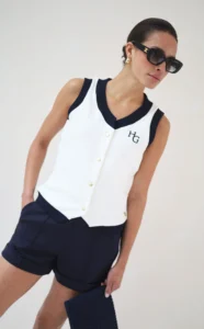 House of Gravity Signature Shorts dames in Deep Blue Moonstone sportbroekje