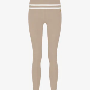 House of Gravity Line Leggings dames in Sand Stone White sportlegging
