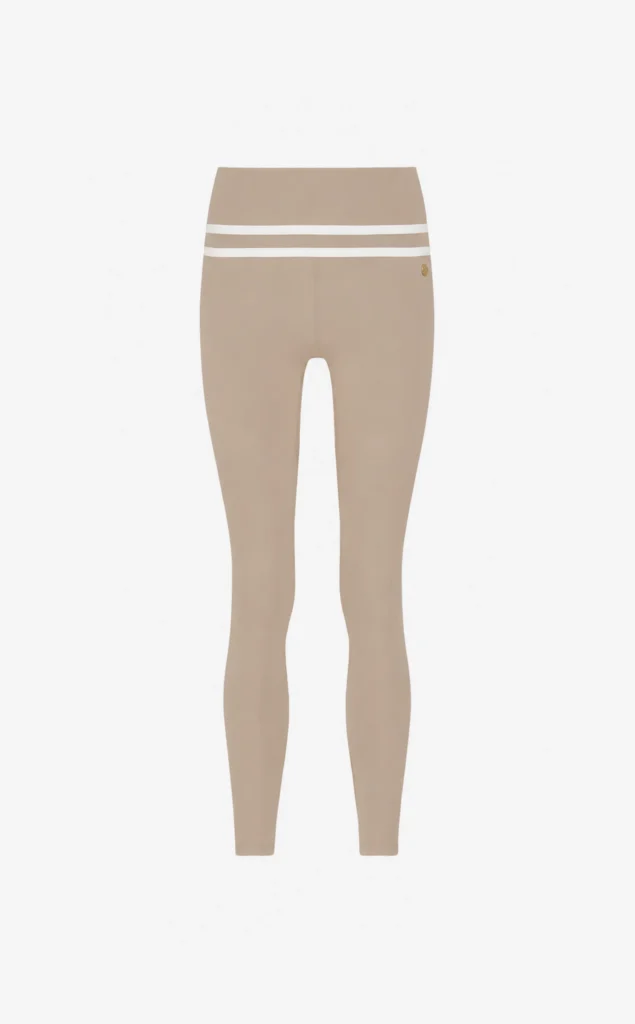 House of Gravity Line Leggings dames in Sand Stone White sportlegging