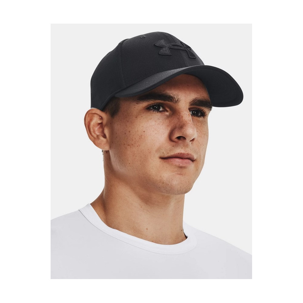 Under Armour Blitzing Adjustable Cap heren zwart 1376702-002 sportpet voorkant