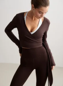 Aim'n Shape Seamless Wrap Long Sleeve sportshirt voor dames