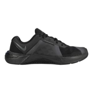 Nike Metcon 10 heren fitnessschoenen in zwart met volt details en een brede, stabiele hak