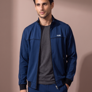 Sjeng Sports Anselm Men's Jacket heren sportvest met doorlopende ritssluiting, opstaande kraag en comfortabele herenpasvorm