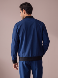 Sjeng Sports Anselm Men's Jacket heren sportvest met doorlopende ritssluiting, opstaande kraag en comfortabele herenpasvorm
