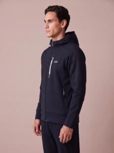 Sjeng Sports Men's Hooded Jacket Arno heren vest met doorlopende ritssluiting, capuchon en zakken
