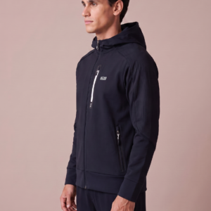 Sjeng Sports Men's Hooded Jacket Arno heren vest met doorlopende ritssluiting, capuchon en zakken