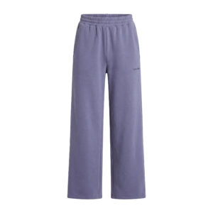 Calvin Klein Brushed French Terry Wide Legging LVGWF6P629-C53 voor dames met wijde pijpen en hoge tailleband