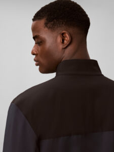 Calvin Klein Jacket zwarte heren jas met ritssluiting, comfortabele pasvorm en subtiel Calvin Klein merklogo
