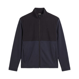 Calvin Klein Jacket zwarte heren jas met ritssluiting, comfortabele pasvorm en subtiel Calvin Klein merklogo