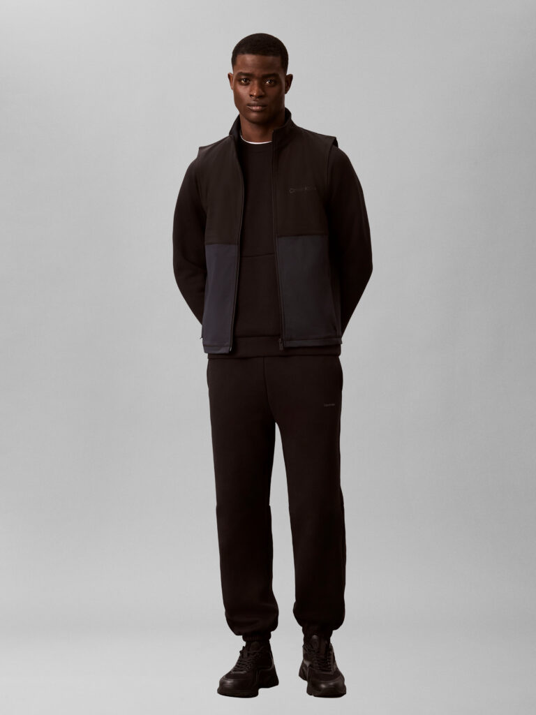 Calvin Klein Knit Pant LVGMF6P600-UB1 heren broek in de kleur UB1 met elastische tailleband