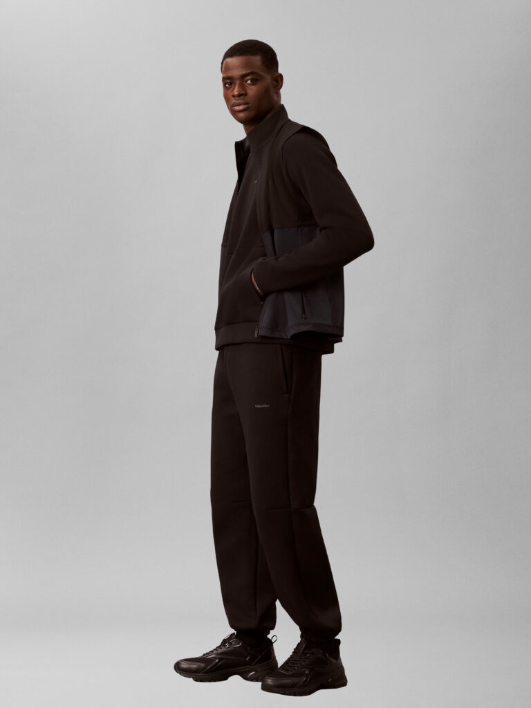 Calvin Klein Knit Pant LVGMF6P600-UB1 heren broek in de kleur UB1 met elastische tailleband